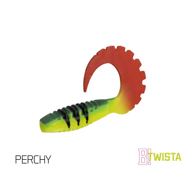 Twister Delphin TWISTA UVs, 8cm, 5buc/plic, Culoare Perchy