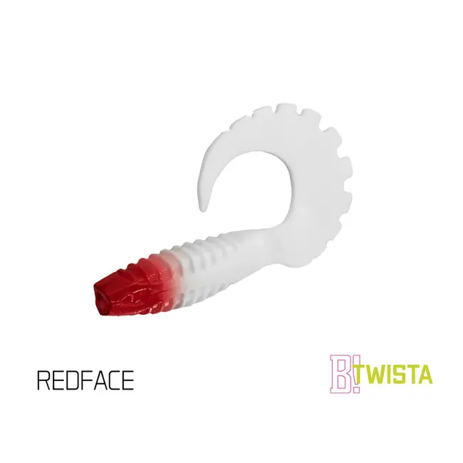 Twister Delphin TWISTA UVs, 10cm, 5buc/plic, Culoare RedFace