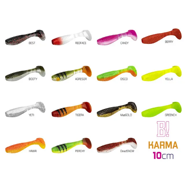 Naluca Shad Delphin KARMA UVs, 10cm, 5buc/plic, Culoare Greench