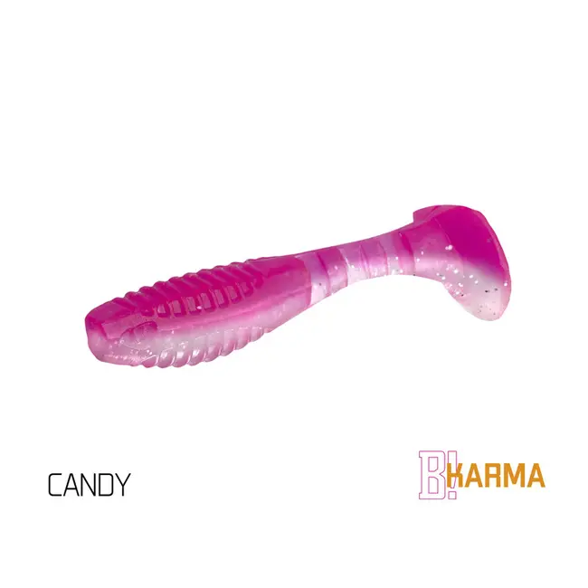 Naluca Shad Delphin KARMA UVs, 10cm, 5buc/plic, Culoare Candy