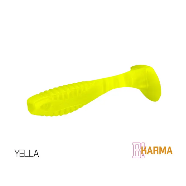 Naluca Shad Delphin KARMA UVs, 10cm, 5buc/plic, Culoare Yella
