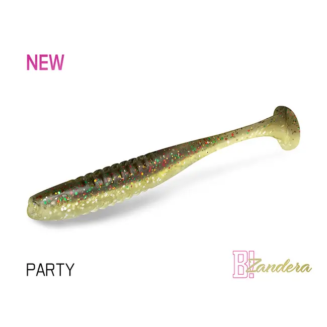 Shad Delphin ZANDERA UVs, 12cm, 5buc/blister, Culoare Party