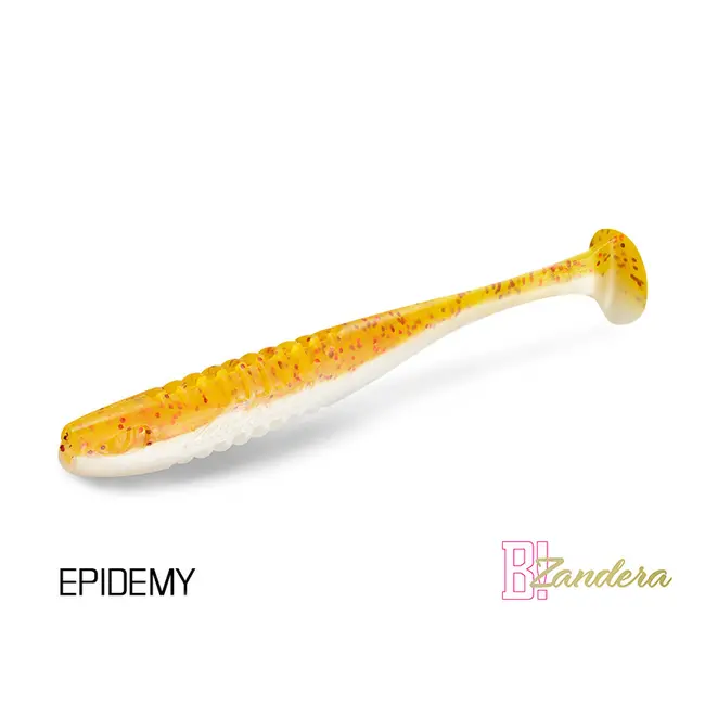 Shad Delphin ZANDERA UVs, 12cm, 5buc/blister, Culoare Epidemy