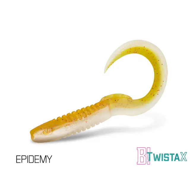 Twister Delphin Twistax Eeltail UVS, 15cm, 5buc/plic, Culoare Epidemy