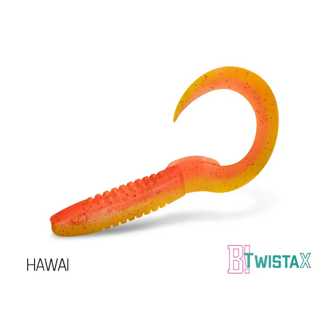 Twister Delphin Twistax Eeltail UVS, 15cm, 5buc/plic, Culoare Hawai