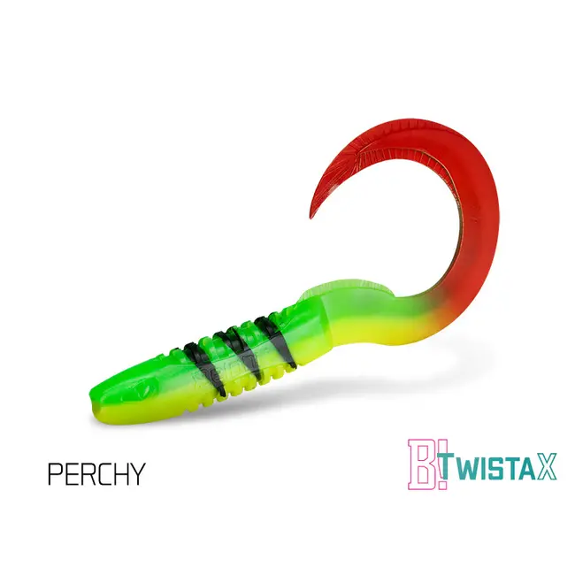 Twister Delphin Twistax Eeltail UVS, 15cm, 5buc/plic, Culoare Perchy