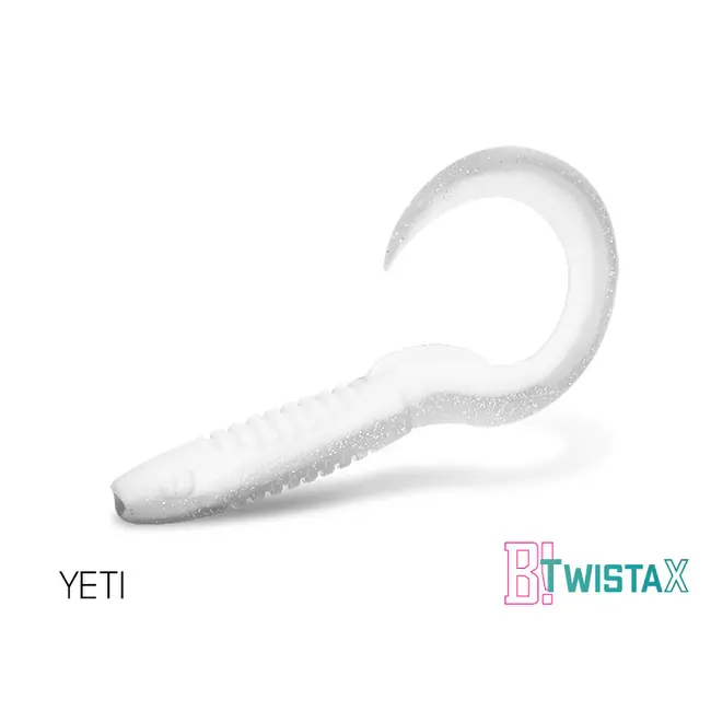 Twister Delphin Twistax Eeltail UVS, 6cm, 5buc/plic, Culoare Yeti