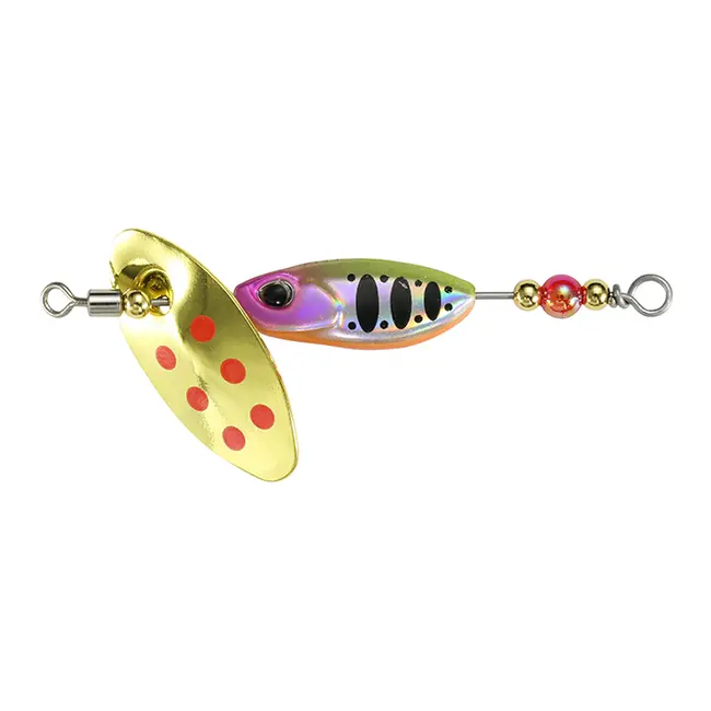 Linguriță Rotativă Duo Spearhead Ryuki Spinner ,Culoare ANA4076 Pink Clown Yamame, 2cm, 3.5g
