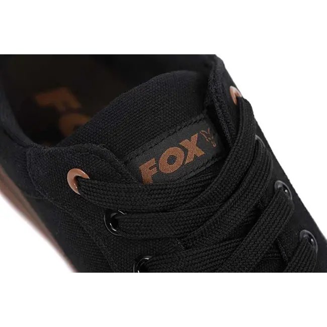 Pantof Sport Pescuit Fox Black Canvas