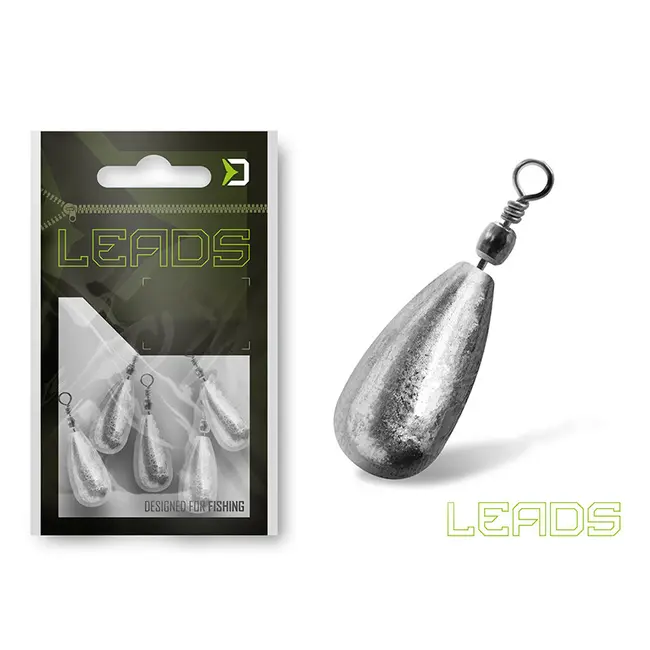 Plumb Pară cu Vârtej Delphin Leads Swivel