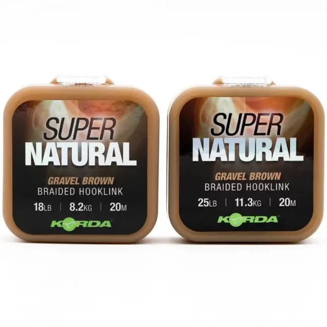 Fir Textil Korda Supernatural Soft Gravel Brown 20m