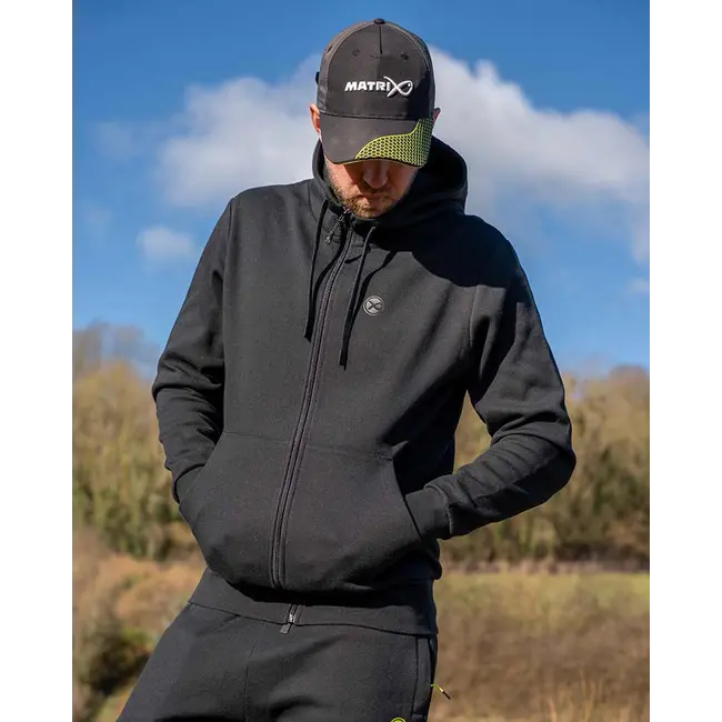Hanorac cu Fermoar Matrix Stealth Black