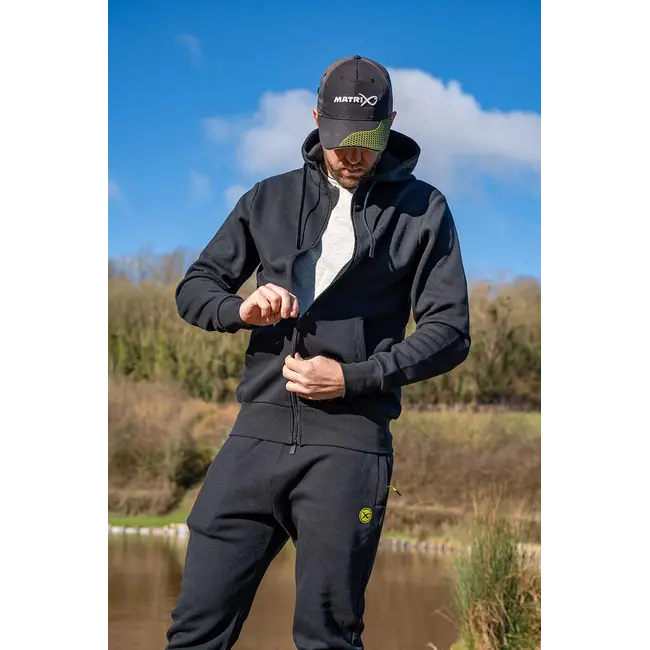 Hanorac cu Fermoar Matrix Stealth Black
