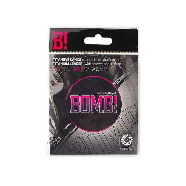 Struna Titan 1x7 Delphin Bomb, 45cm, 2buc/plic