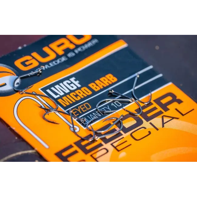 Carlige cu Micro Barbeta Guru LWGF Special Feeder, 10buc/plic