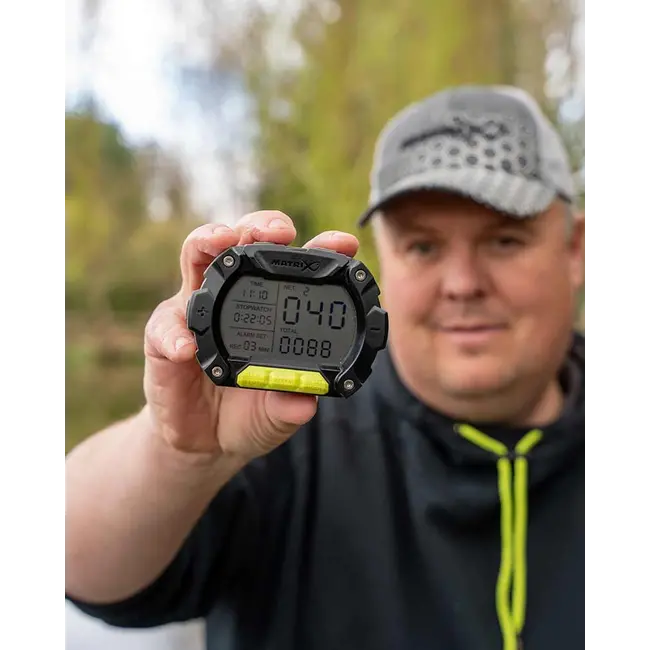 Contor Digital Pescuit Matrix Clicker Pro – Cronometru, Alarmă, Afișaj LCD
