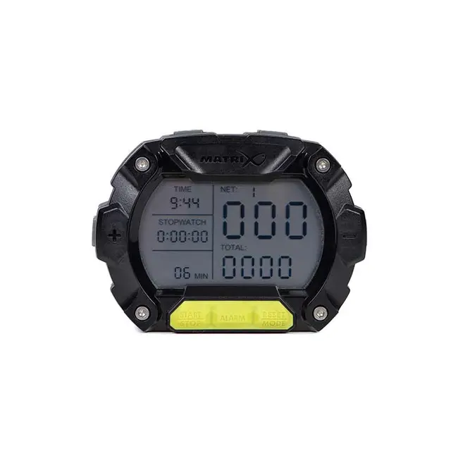 Contor Digital Pescuit Matrix Clicker Pro – Cronometru, Alarmă, Afișaj LCD
