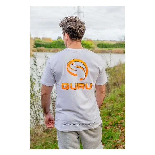 Tricou Guru Semi Logo Tee White