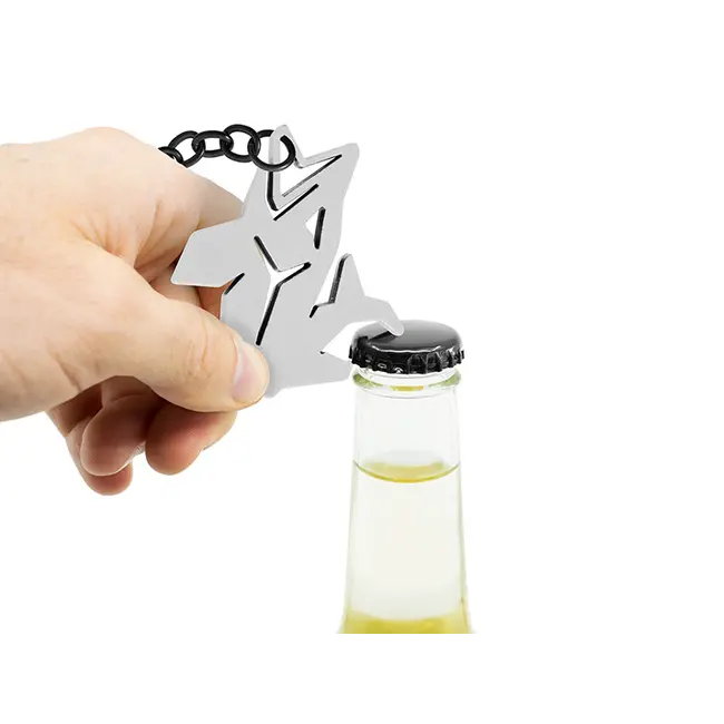 Breloc Delphin PIKENER Argint – Deschizător de Sticle cu Design de Știucă