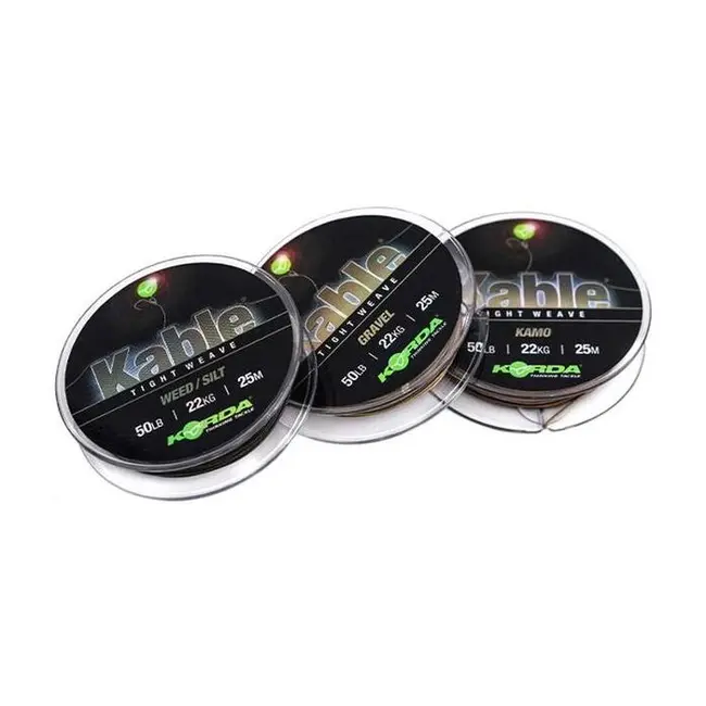 Fir Leadcore Korda Kable Tight Weave, 50lbs, 7m