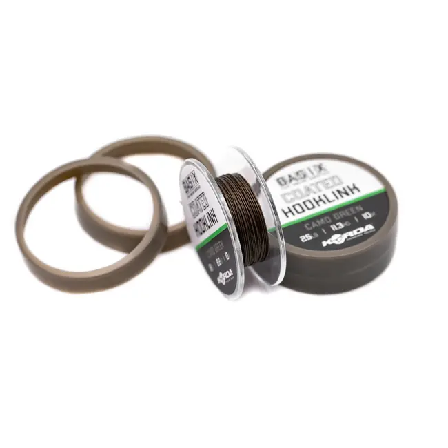 Fir Textil Cu Camasa Korda Basix Coated Hooklink, 10m