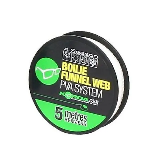 Rezerva Plasa Solubila Korda PVA Boilie Funnel Web Refill, Hexmesh, 5m