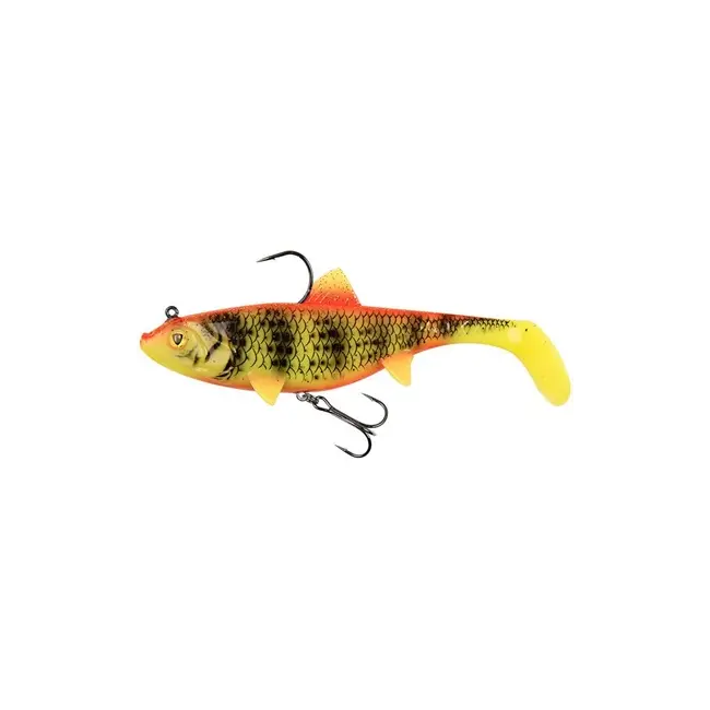 Swimbait FOX Rage Replicant Wobble, UV Bright Perch, 14cm, 55g, 1buc/blister