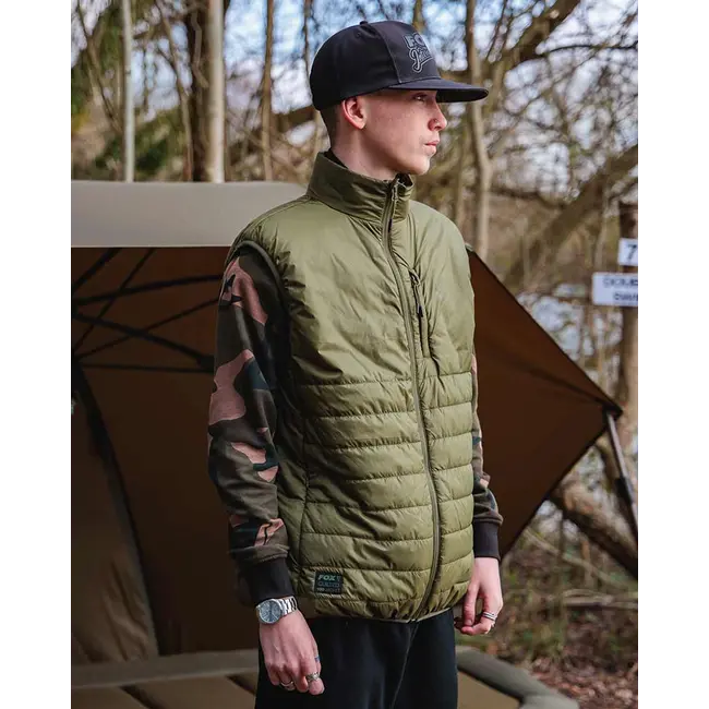 Vesta Fox Olive Quilted 100 Gilet