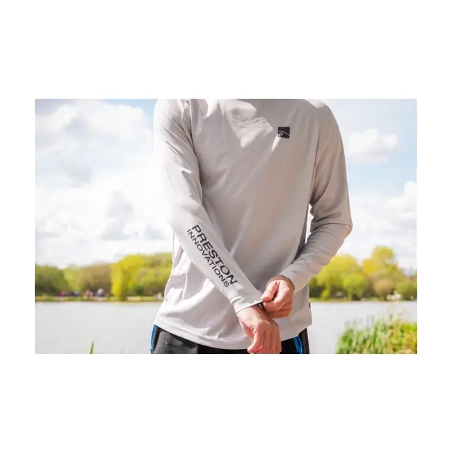 Bluza Preston Grey cu Protectie UV UPF-40