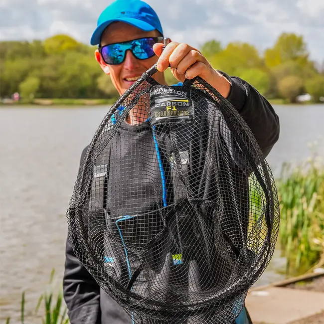 Cap Minciog Preston Carbon F1 Latex Landing Net 40cm