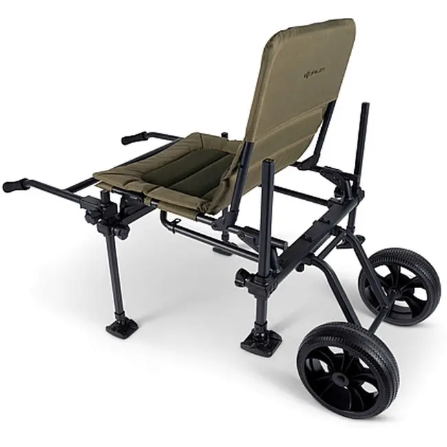 Carucior Pescuit Korum Twin Wheel – Transport Usor și Stabilitate pe Orice Teren