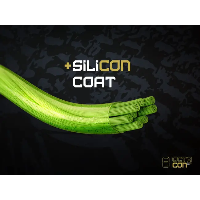 Fir Textil Împletit în 8 Delphin OctaCON Verde Fluo 8X