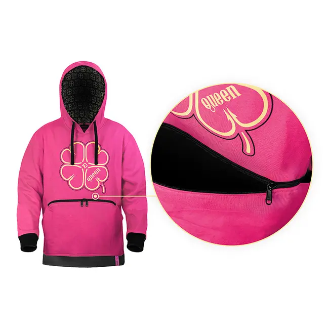 Hanorac Delphin Queen 4Love pentru femei – roz, stil si confort