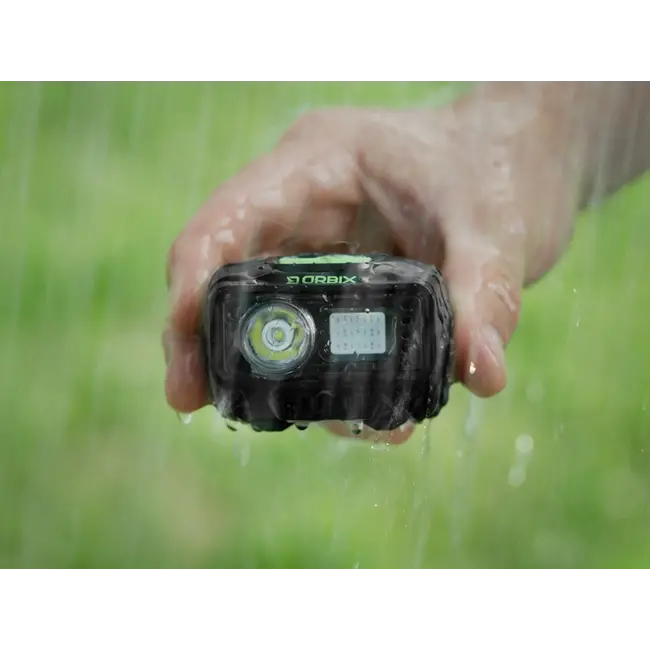 Lanterna Frontală Delphin ORBIX – LED 350lm, Senzor Mișcare, USB-C