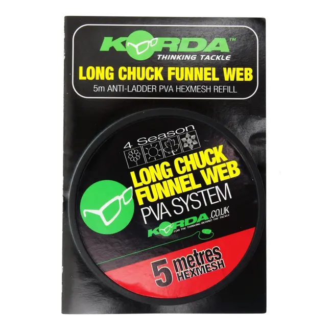 Rezerva Plasa Solubila Korda Funnel Web Long Chuck Hexmesh 5m, 15mm