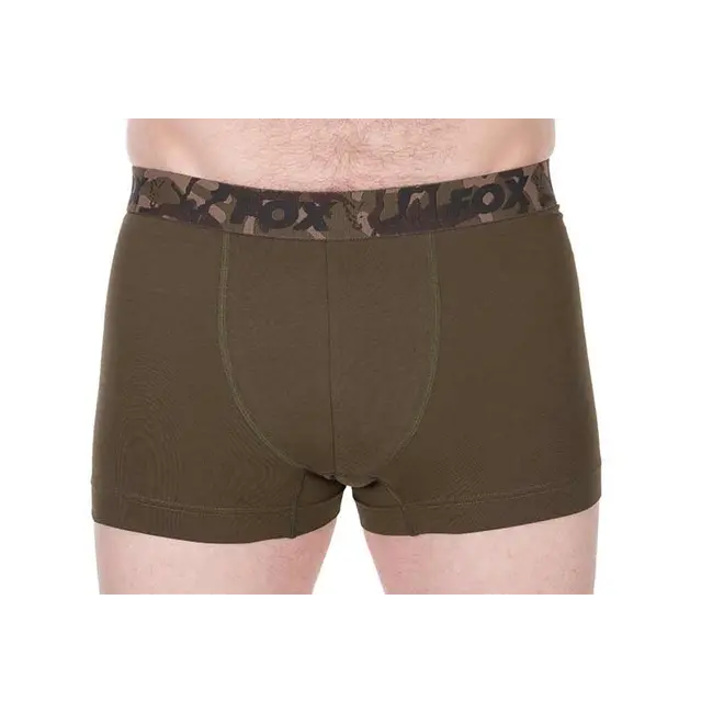 Boxeri Fox Khaki/Black – Set 2 Buc – Confort pentru Pescari