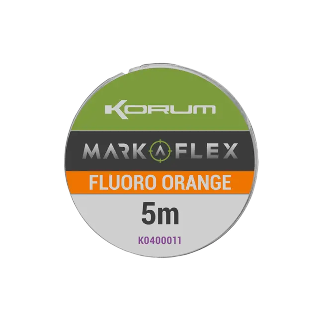 Marker Elastic Korum Marka-Flex, Fluoro Orange, 5m