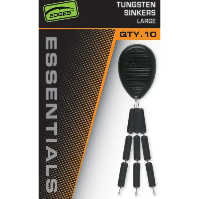 Opritoare Fox Edges Tungsten Sinkers, Large, 10buc/plic