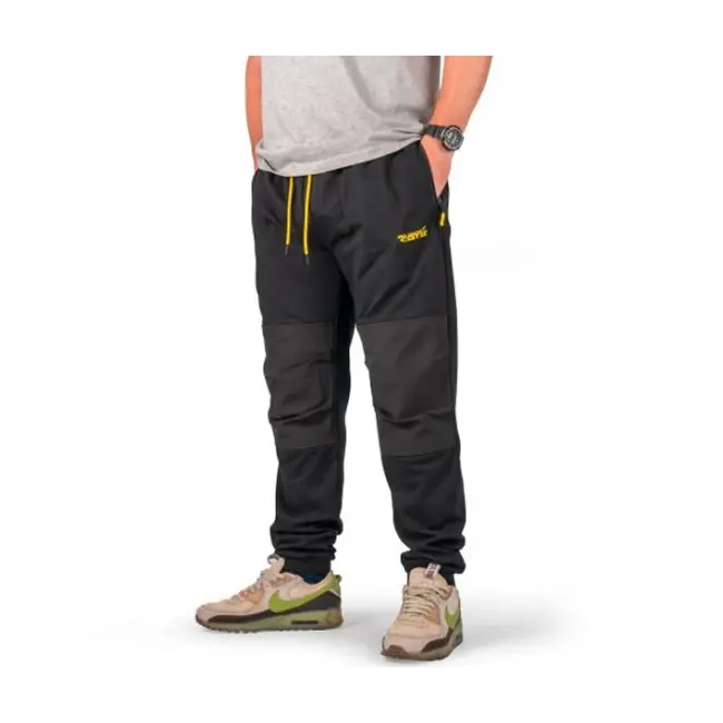 Pantaloni Pescuit Black Cat HD Joggers Negru-Galben