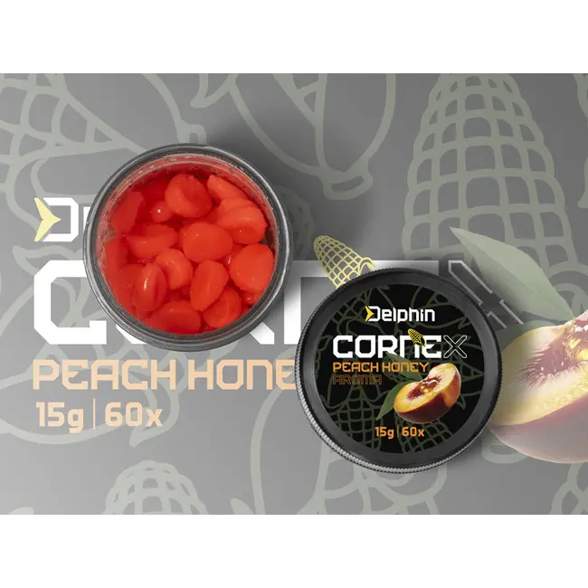 Porumb Flotant Delphin CorneX Pop Up, Rosu – Piersica cu Miere, 60buc