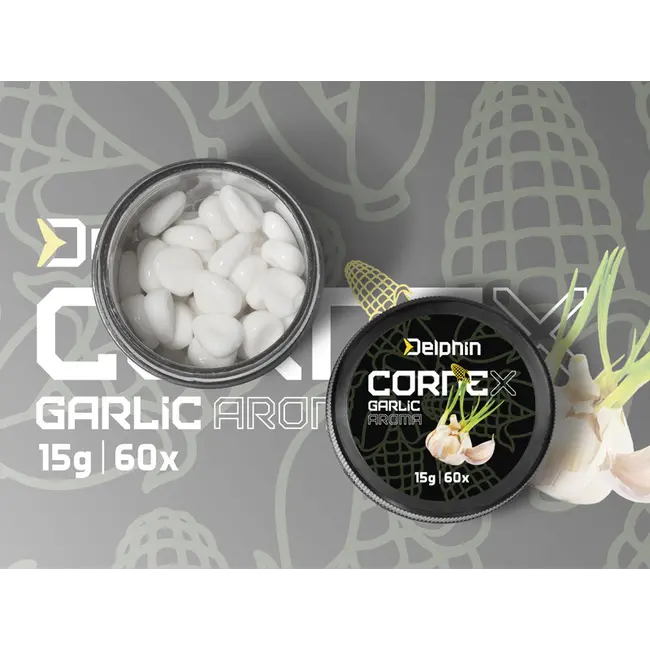 Porumb Flotant Delphin CorneX Pop Up – Usturoi, Alb, 60buc