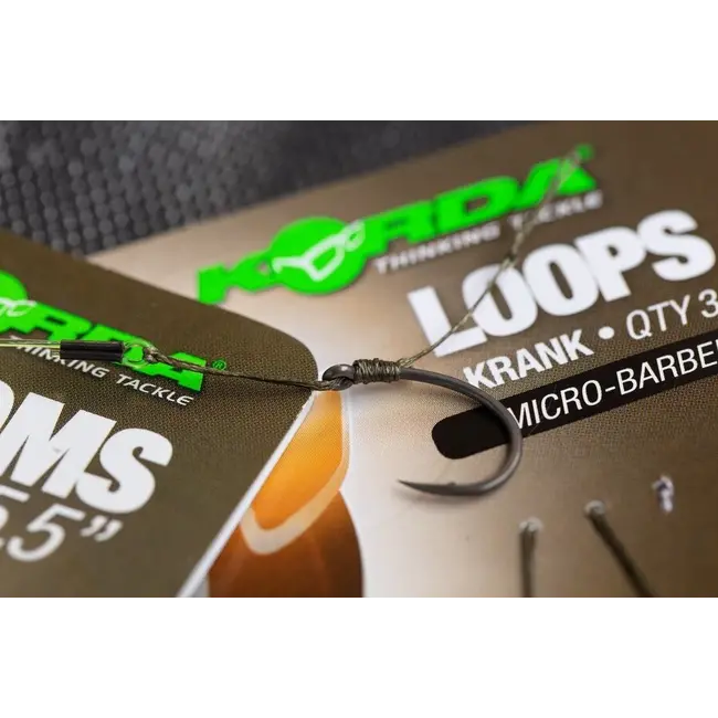 Riguri Korda Loops Krank Micro-Barbed, 18lbs, 3buc/blister