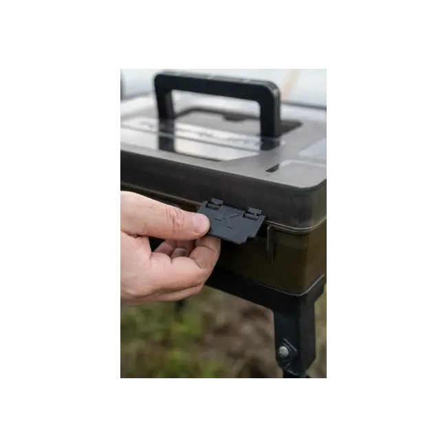 Valigeta cu Picioare-Suport Korum Mega Blox Station Fully Loaded