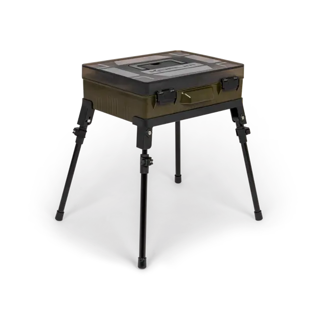 Valigeta cu Picioare-Suport Korum Mega Blox Station Fully Loaded