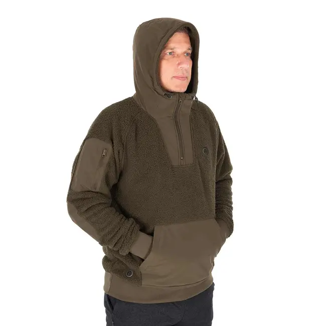 Jacheta Fox Olive Sherpa Hybrid – Fleece calduros si stil