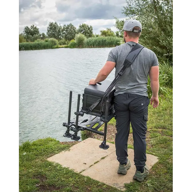 Scaun Modular Pescuit Matrix F25 Pro Seatbox Black Edition