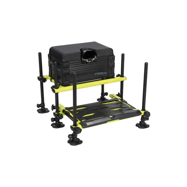 Scaun Modular Pescuit Matrix F25 Pro Seatbox Lime Edition