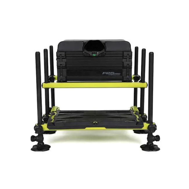 Scaun Modular Pescuit Matrix F25 Pro Seatbox Lime Edition