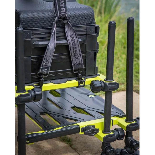 Scaun Modular Pescuit Matrix F25 Pro Seatbox Lime Edition