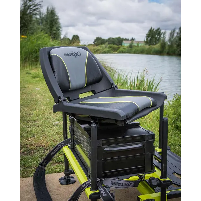 Scaun Modular Pescuit Matrix F25 Pro Swivel Seatbox Lime Edition